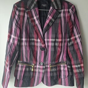 Wilson Pink and Black Plaid Women's Jacket